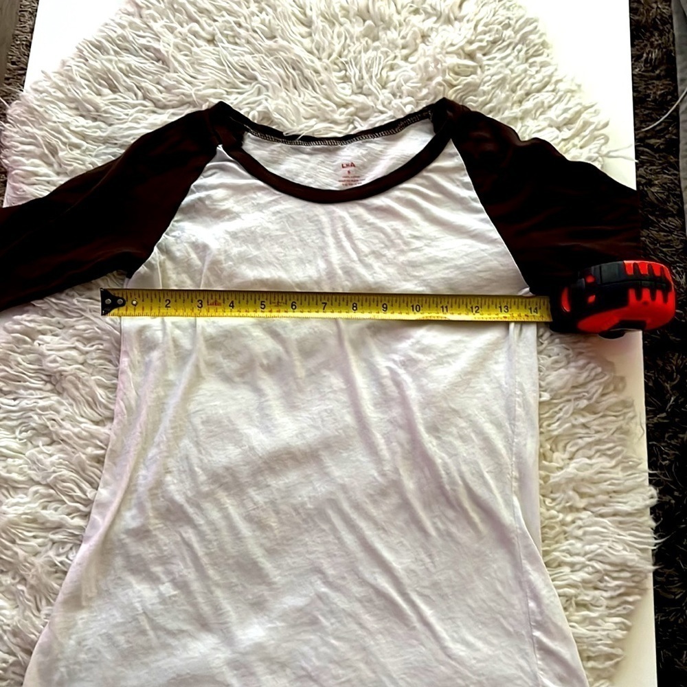 LNA Los Angeles๐ Brown & White Baseball T-Shirt Sz S ๐ธ๐ - Picture 6 of 8
